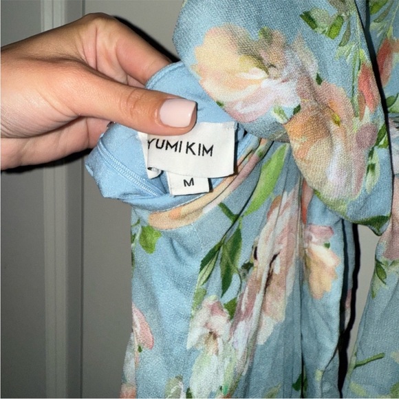 Yumi Kim Spencer blue floral Maxi Dress size medium - Picture 9 of 12